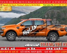 38254  TEM XE FORD RANGER GIÁ RẺ  TEM XE FORD RANGER ĐẸP NHẤT  TEM CHẾ FORD RANGER MÀU ĐỎ ĐẸP 2018 - 2019 - decaltrangtrixe79